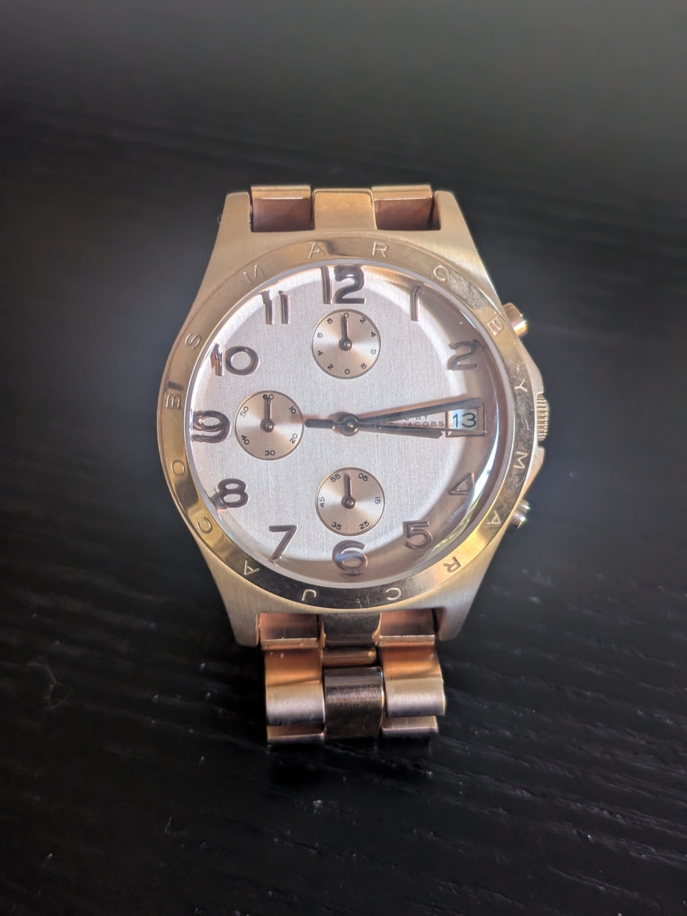 Marc Jacobs Rose Gold Chronograph Watch